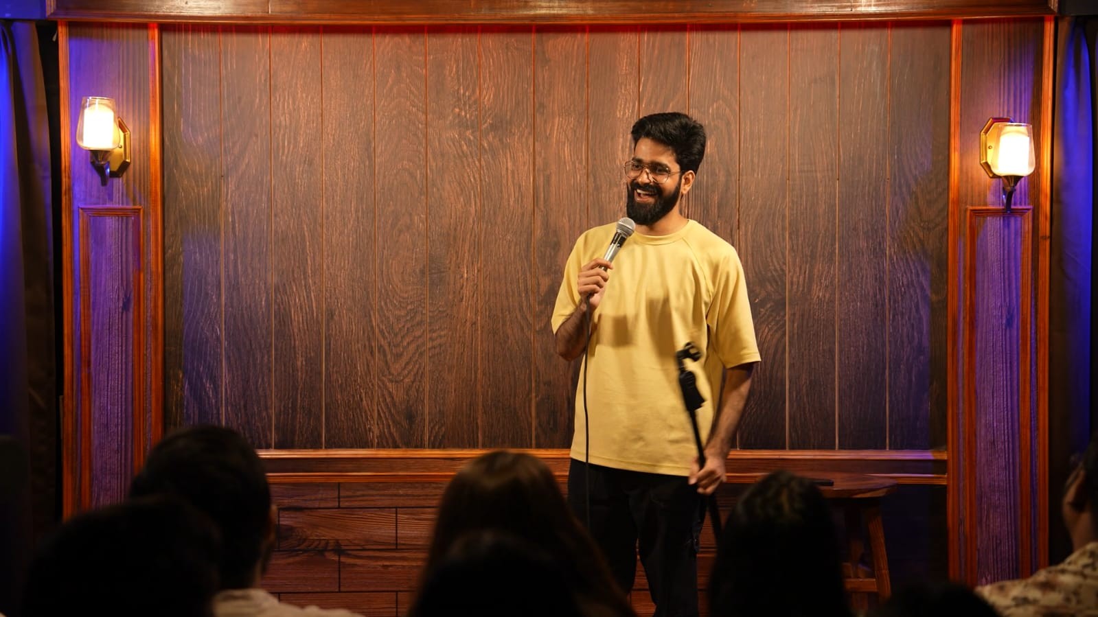 Drinks and laughter at the best comedy club in town