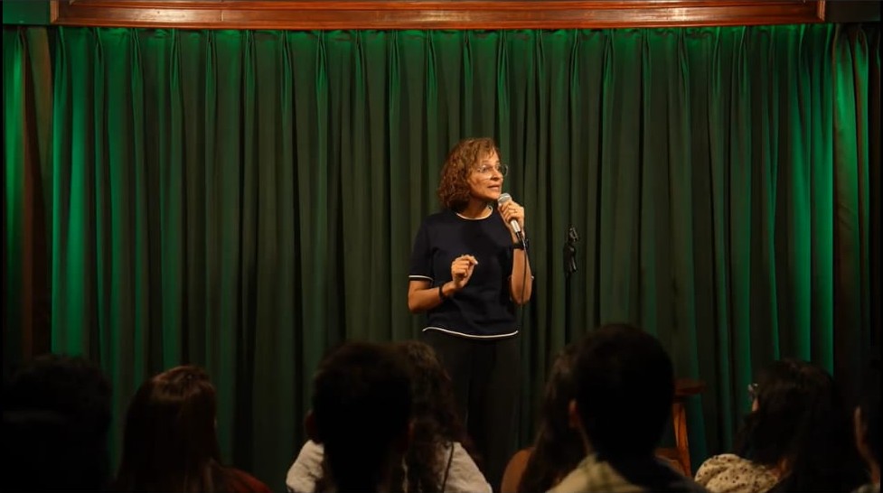 Live comedy show performance at Highlane Comedy Club