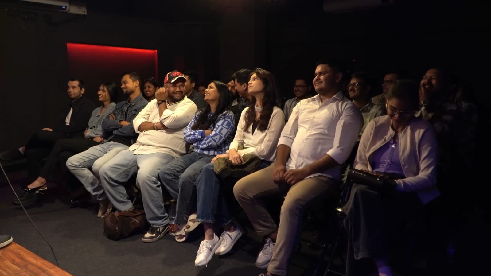 Standing ovation for comedian at Highlane Noida